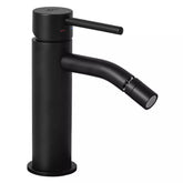 RUBINETTO MISCELATORE MONOCOMANDO NERO OPACO PER BIDET SERIE LIGHT